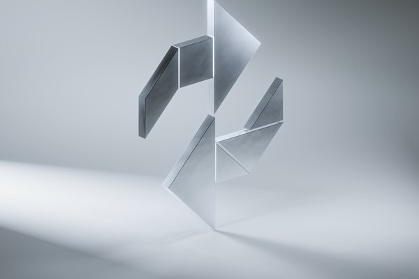 Tangram-KeyVisual zur Messekommunikation